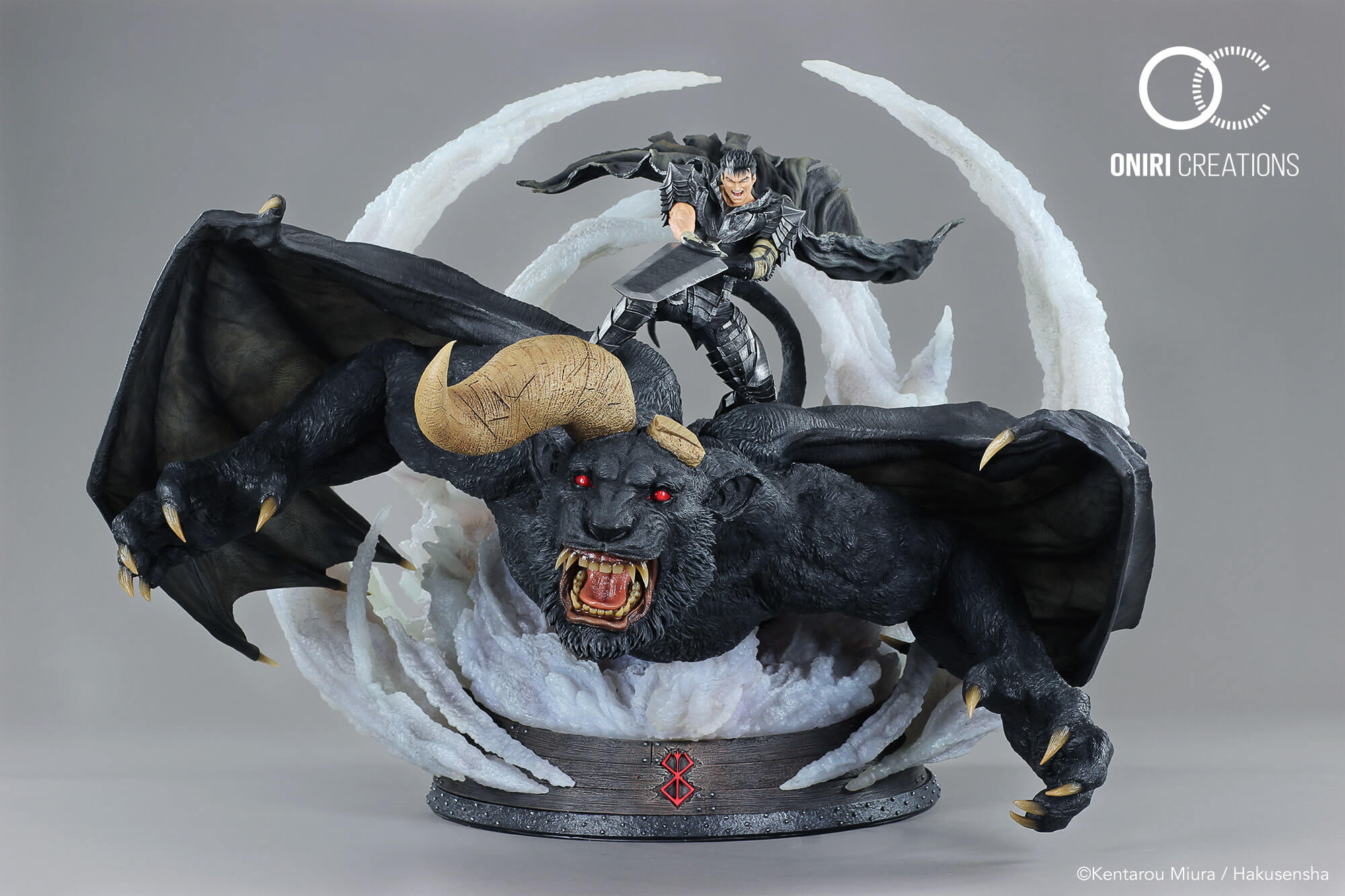 Berserk Guts & Zodd versus Ganishka Epic Diorama Oniri Creation