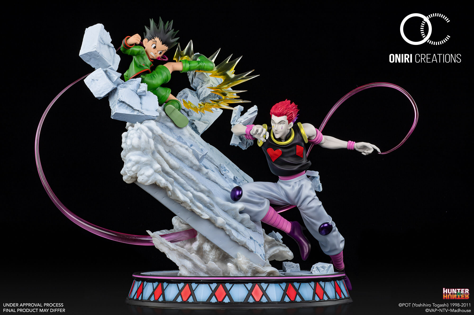 Statue Gon VS Hisoka Battle At The Heavens Oniri Creations