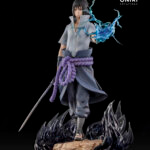 Statue Sasuke Uchiha à l'échelle 1/10 par Oniri Créations, Naruto Shippuden — vue 7 sur 8