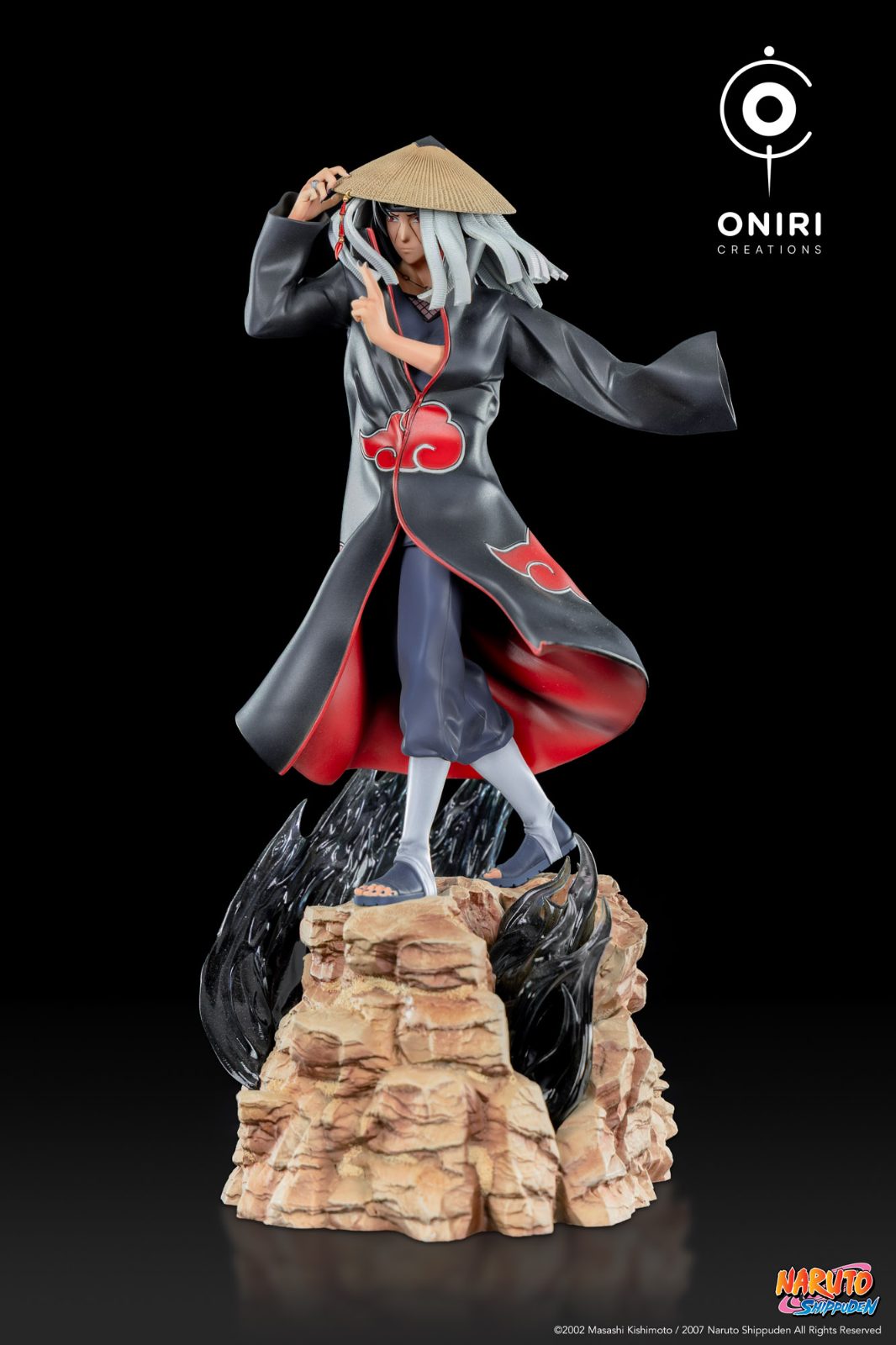 Itachi Uchiha statue, three-quarter view