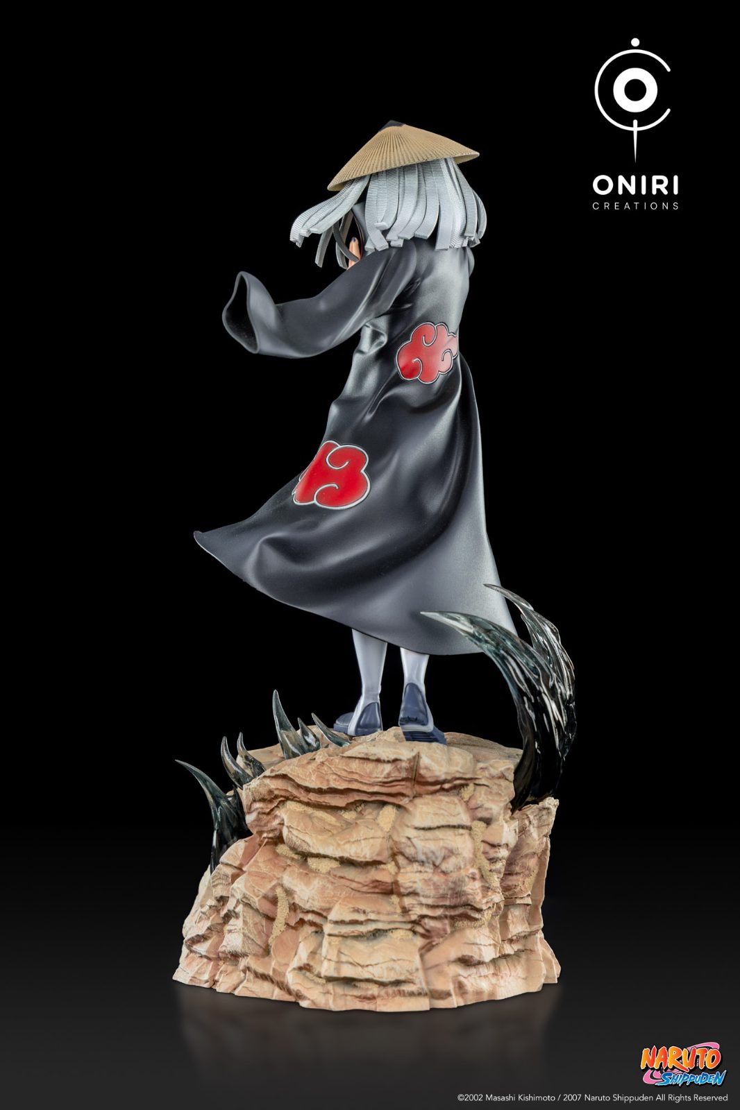 Itachi Uchiha statue, rear view