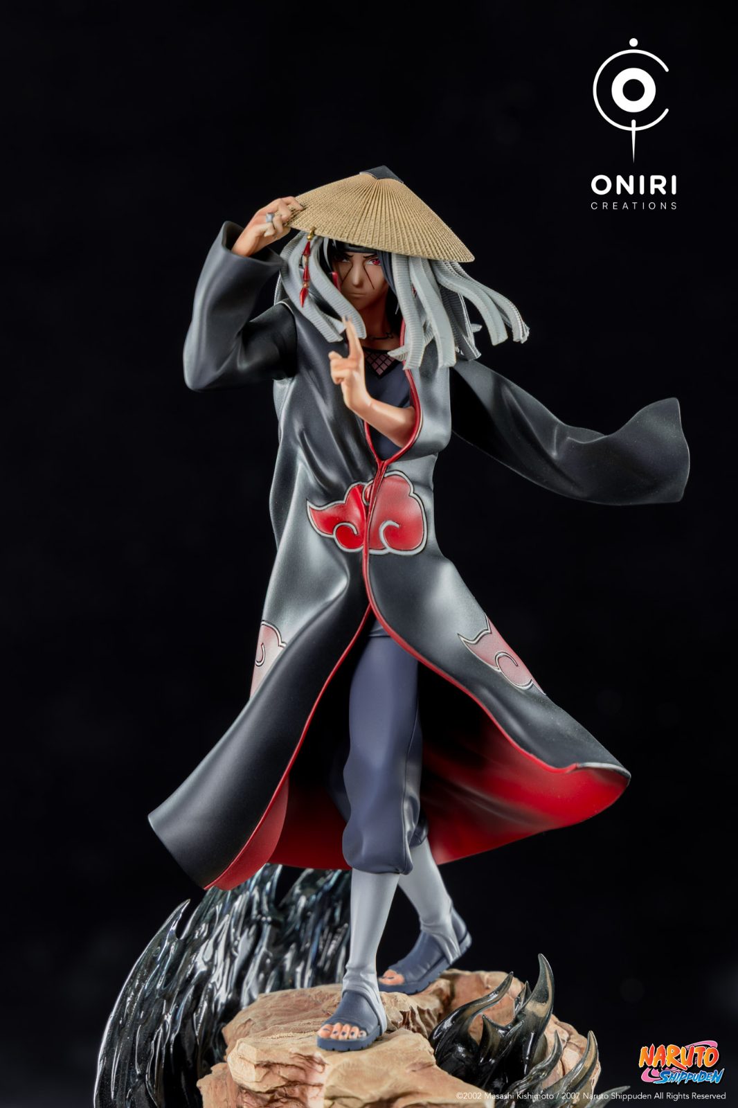 Itachi Uchiha statue, side view